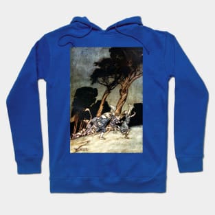 Dissonant Roars - Arthur Rackham Hoodie